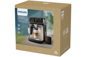 Кавомашина Philips Series 5500, 1.8л, зерно+мелена, автомат.капуч, дисплей, авторецептів -22, холодна кава, сріблясто-чорний №7