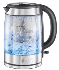 Электрочайник Russell Hobbs Clarity 1л, стекло, черный №1