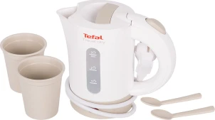 Електрочайник Tefal Travel-o-city 0.5л, Strix, пластик, в комплекті 2 склянки + 2ложки, біло-бежевий №5