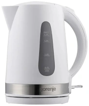 Электрочайник Gorenje 1.7л, пластик, белый