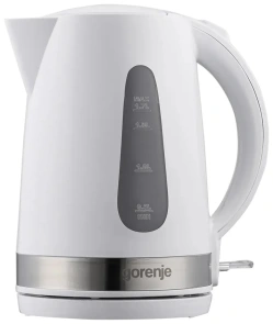 Электрочайник Gorenje 1.7л, пластик, белый №1