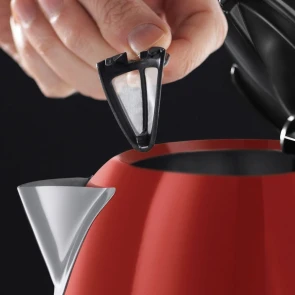 Электрочайник Russell Hobbs Colours Plus 1.7л, металл, красно-черный №3