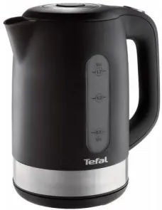 Електрочайник Tefal Snow 1.7л, Strix, пластик, сріблясто-чорний №1