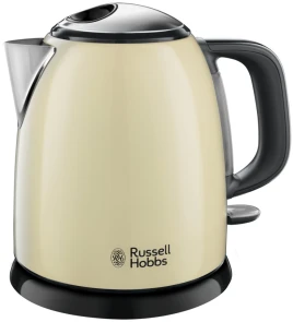 Электрочайник Russell Hobbs Colours Plus Mini 1л, металл, бежево-черный №2