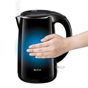 Електрочайник Tefal Safe`tea 1.7л, Strix, пластик, чорний глянець №4