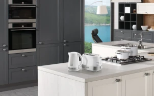 Электрочайник Gorenje 1.7л, пластик, белый №4