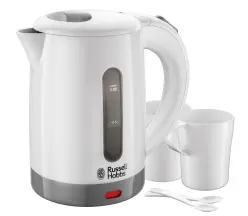 Электрочайник Russell Hobbs Travel 0.85л, пластик, белый