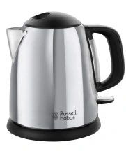 Электрочайник Russell Hobbs Victory 1л, металл, серебристо-черный