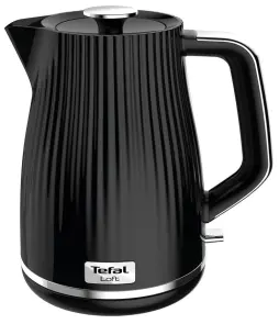 Електрочайник Tefal Loft 1.7л, Strix, пластик, чорний №2