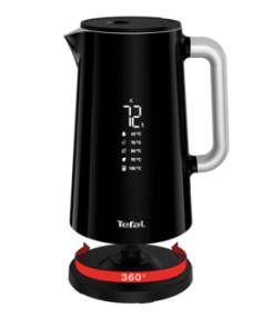 Електрочайник Tefal DIGITAL, 1.7л, LED дисплей, з подвійними стінками, глянець, чорний №6