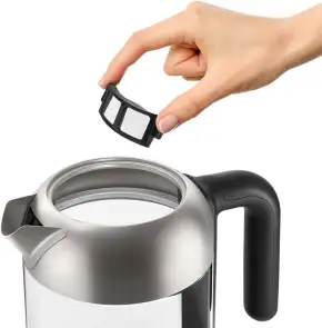 Электрочайник Philips Series 5000 1.7л, стекло, черно-серебристый №3
