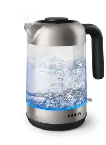 Электрочайник Philips Series 5000 1.7л, стекло, черно-серебристый №5