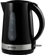 Электрочайник Gorenje, 1,7л, пластик, черный