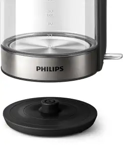 Электрочайник Philips Series 5000 1.7л, стекло, черно-серебристый №7