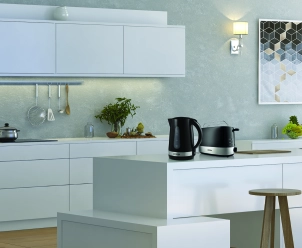 Электрочайник Gorenje, 1,7л, пластик, черный №8