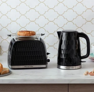 Электрочайник Russell Hobbs Honeycomb 1.7л, пластик, черный №3