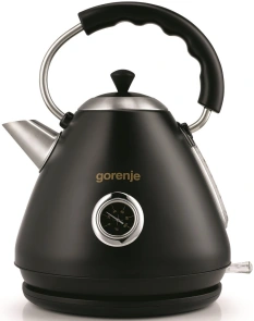 Электрочайник Gorenje 1.7л, пластик, черный №1