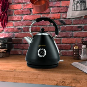 Электрочайник Gorenje 1.7л, пластик, черный №4