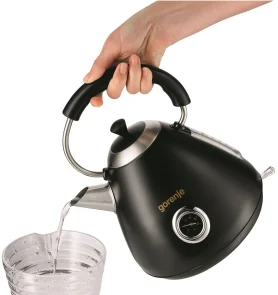 Электрочайник Gorenje 1.7л, пластик, черный №9