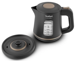 Электрочайник Tefal Includeo 1л, пластик, черный №3