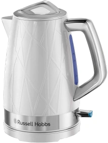 Электрочайник Russell Hobbs Structure, 1.7л, пластик, подсветка, бело-серебристый №2
