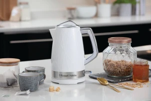 Электрочайник Russell Hobbs Structure, 1.7л, пластик, подсветка, бело-серебристый №3