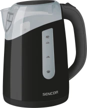 Электрочайник Sencor 1.7л, Strix, пластик, черный