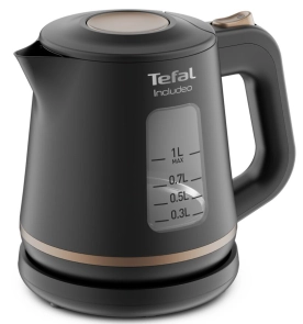 Электрочайник Tefal Includeo 1л, пластик, черный №5