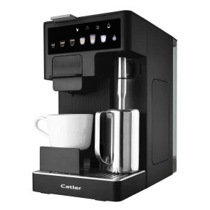 Кофеварка Catler капсульная Renzo 1.6л, капсулы, молотый кофе, сенсорное управление, автоматический капучинатор, черный №11