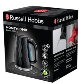 Электрочайник Russell Hobbs Honeycomb 1.7л, пластик, черный №14
