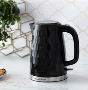Электрочайник Russell Hobbs Honeycomb 1.7л, пластик, черный №15