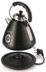 Электрочайник Gorenje 1.7л, пластик, черный №17