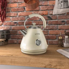 Електрочайник Gorenje 1.7л, пластик, бежевий №14