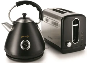 Электрочайник Gorenje 1.7л, пластик, черный №19