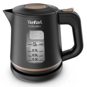 Электрочайник Tefal Includeo 1л, пластик, черный №9