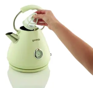 Електрочайник Gorenje 1.7л, пластик, бежевий №21