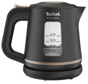 Электрочайник Tefal Includeo 1л, пластик, черный №11