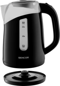 Электрочайник Sencor 1.7л, Strix, пластик, черный №9