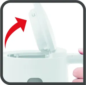 Електрочайник Tefal Element 1.7л, пластик, білий №10