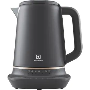 Электрочайник Electrolux 1.7л, Strix, металл, поддержка температуры, черный матовый №2