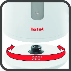 Електрочайник Tefal Element 1.7л, пластик, білий №13