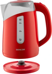 Электрочайник Sencor 1.7л, Strix, пластик, красный №7