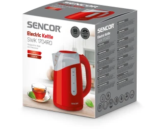 Электрочайник Sencor 1.7л, Strix, пластик, красный №8