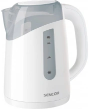 Электрочайник Sencor 1.7л, Strix, пластик, белый