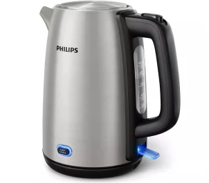 Электрочайник Philips Viva Collection 1.7л, LED подсветка, серебристо-черный №4