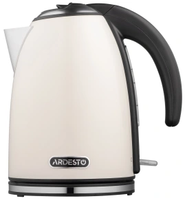 Електрочайник ARDESTO 1.7л, Strix, метал, бежевий глянець №1