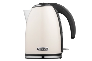 Електрочайник ARDESTO 1.7л, Strix, метал, бежевий глянець №2