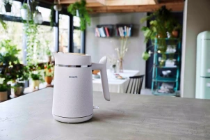 Электрочайник Philips Eco Conscious Edition, 1.7л, экопластик, подсветка LED, звуковой сигнал, белый матовый №5
