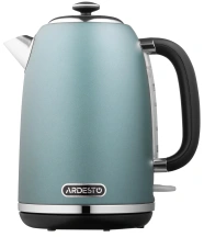 Электрочайник ARDESTO Mint Harmony 1.8л, Strix, металл, мятный матовый