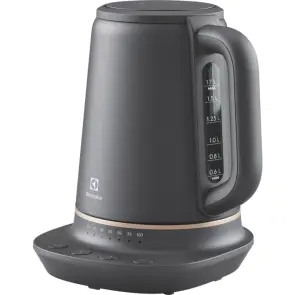 Электрочайник Electrolux 1.7л, Strix, металл, поддержка температуры, черный матовый №11